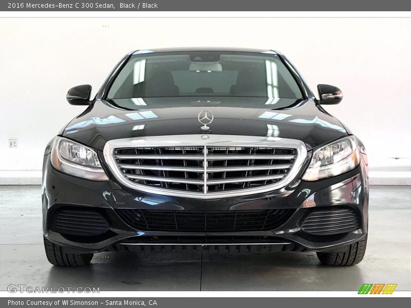 Black / Black 2016 Mercedes-Benz C 300 Sedan