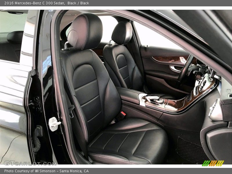 Black / Black 2016 Mercedes-Benz C 300 Sedan