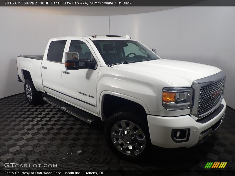 Summit White / Jet Black 2016 GMC Sierra 2500HD Denali Crew Cab 4x4