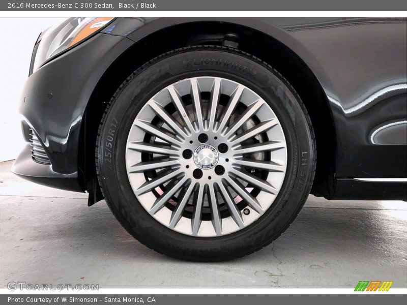 Black / Black 2016 Mercedes-Benz C 300 Sedan