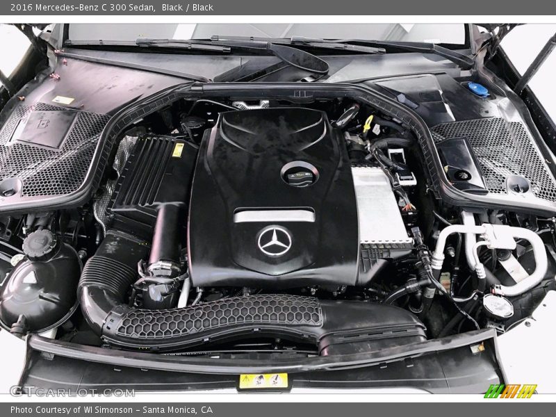 Black / Black 2016 Mercedes-Benz C 300 Sedan