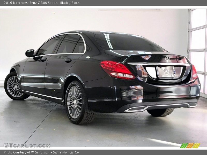 Black / Black 2016 Mercedes-Benz C 300 Sedan