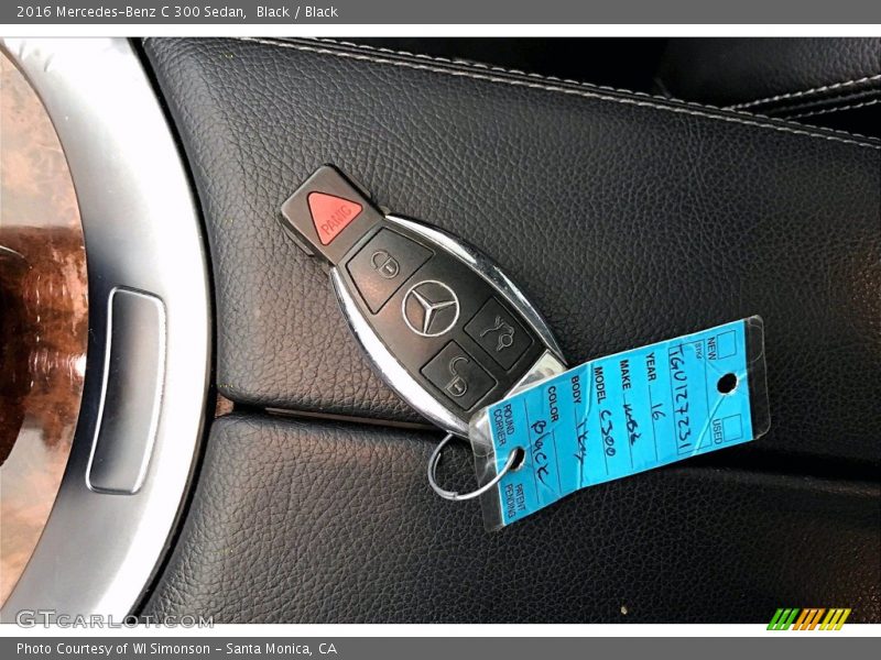 Black / Black 2016 Mercedes-Benz C 300 Sedan