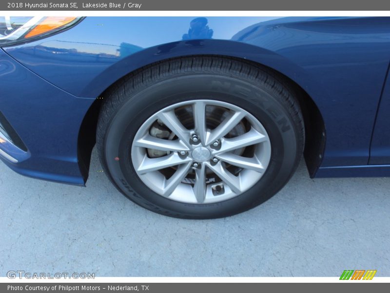 Lakeside Blue / Gray 2018 Hyundai Sonata SE