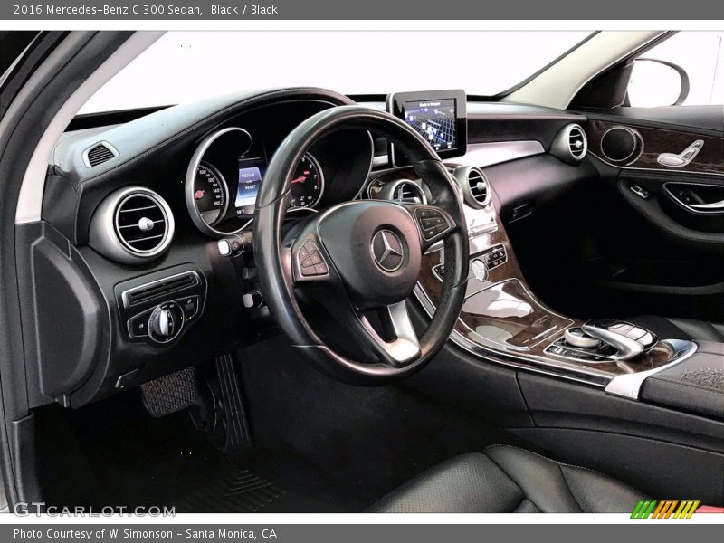 Black / Black 2016 Mercedes-Benz C 300 Sedan