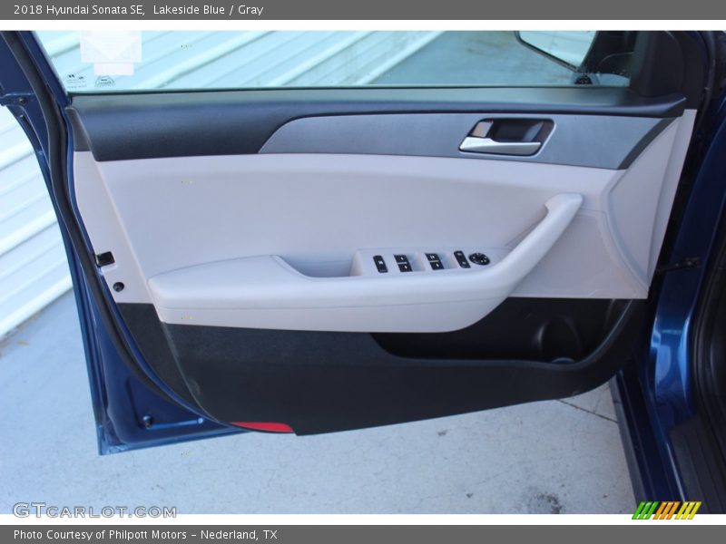Lakeside Blue / Gray 2018 Hyundai Sonata SE