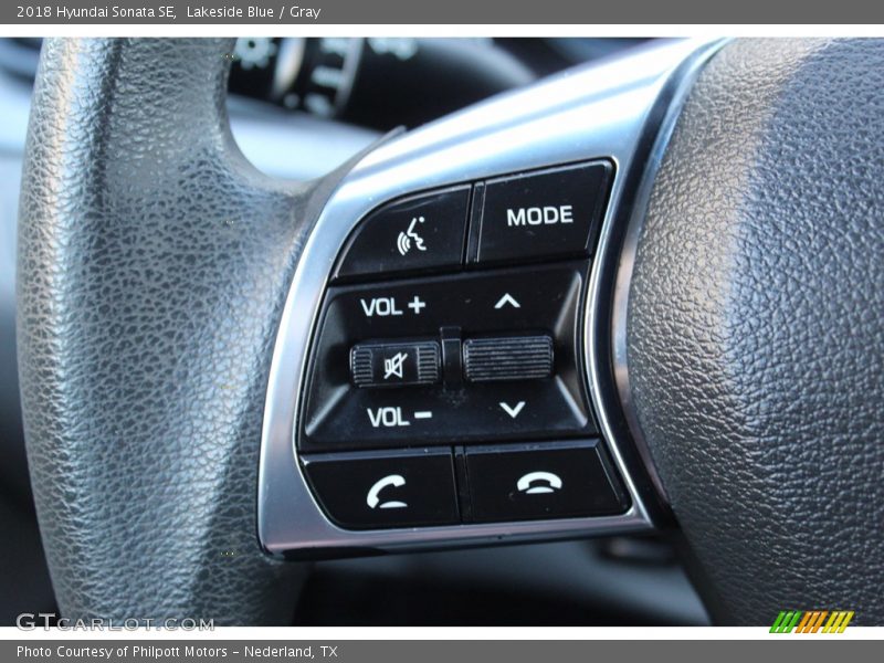 Lakeside Blue / Gray 2018 Hyundai Sonata SE