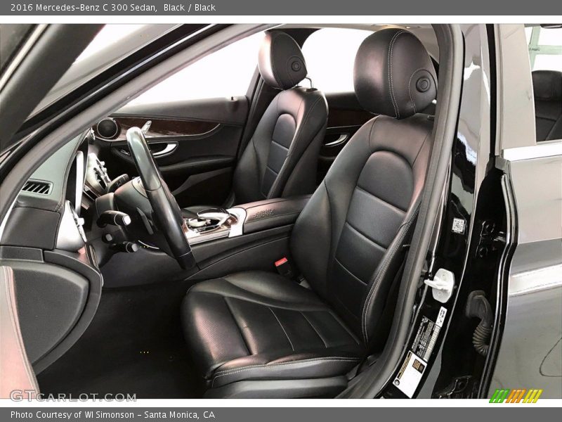 Black / Black 2016 Mercedes-Benz C 300 Sedan