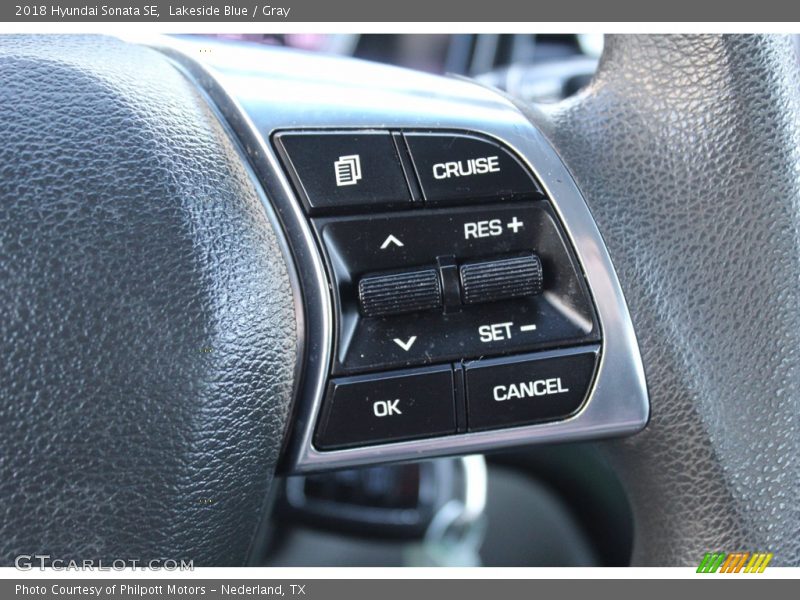 Lakeside Blue / Gray 2018 Hyundai Sonata SE