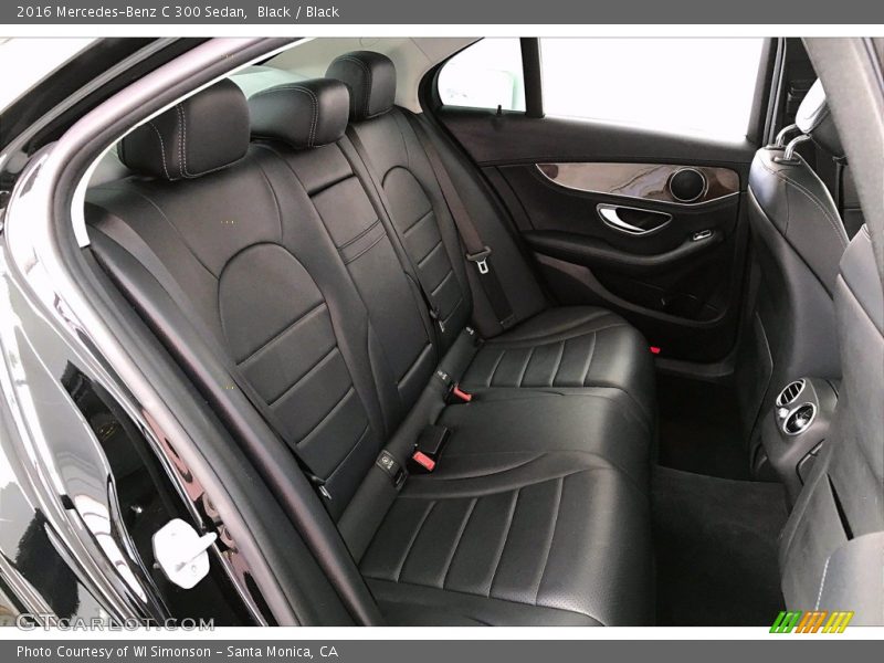 Black / Black 2016 Mercedes-Benz C 300 Sedan