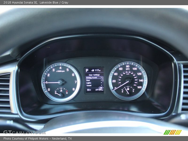 Lakeside Blue / Gray 2018 Hyundai Sonata SE