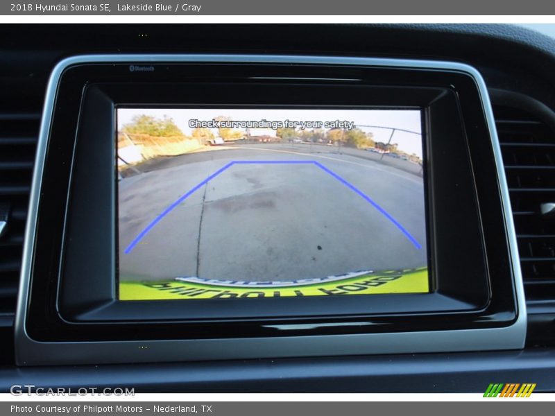 Lakeside Blue / Gray 2018 Hyundai Sonata SE