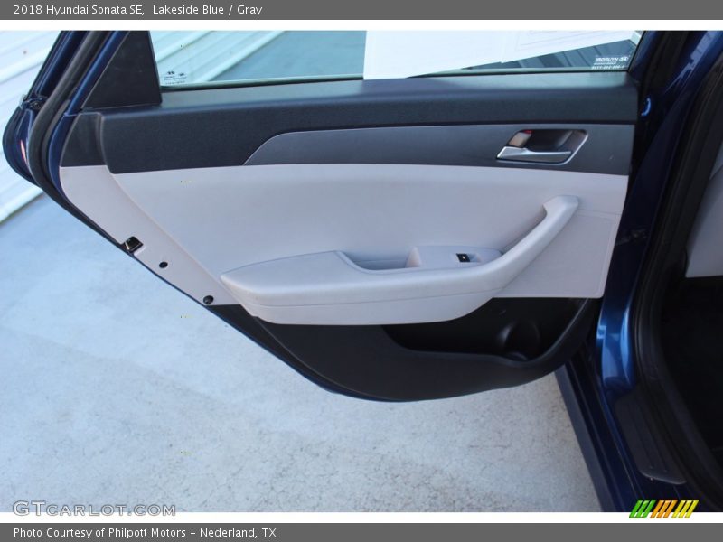 Lakeside Blue / Gray 2018 Hyundai Sonata SE