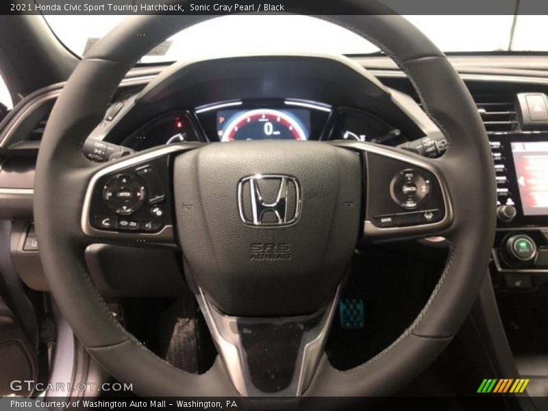 Sonic Gray Pearl / Black 2021 Honda Civic Sport Touring Hatchback