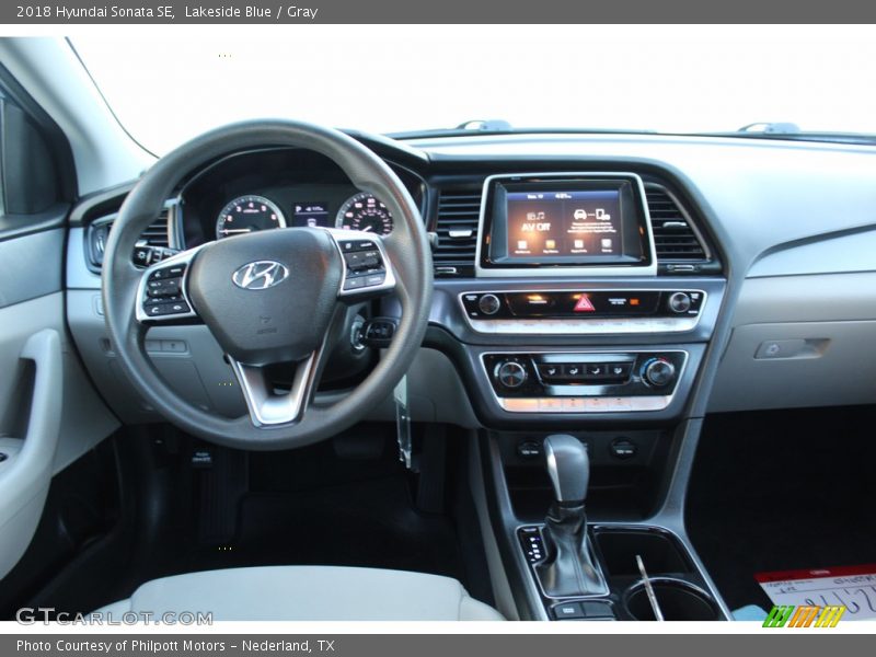 Lakeside Blue / Gray 2018 Hyundai Sonata SE