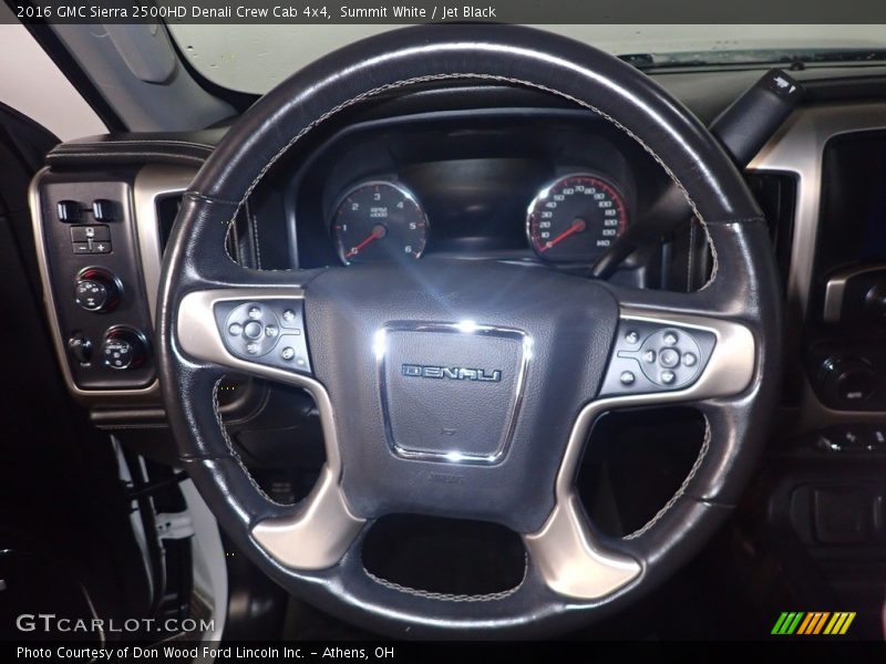 Summit White / Jet Black 2016 GMC Sierra 2500HD Denali Crew Cab 4x4