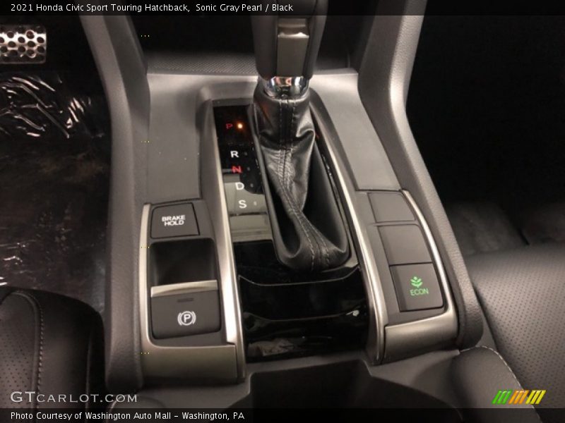 Sonic Gray Pearl / Black 2021 Honda Civic Sport Touring Hatchback