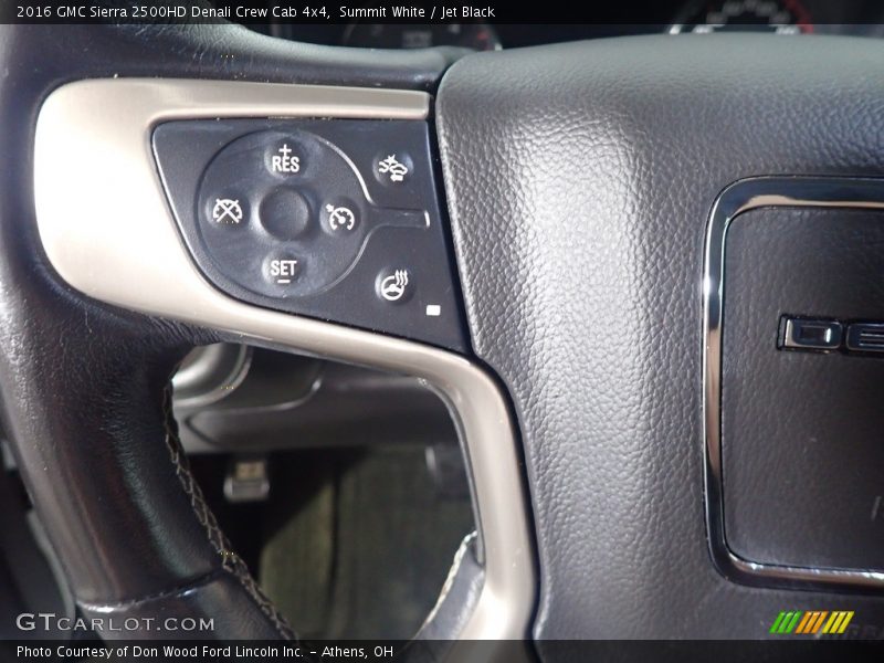 Summit White / Jet Black 2016 GMC Sierra 2500HD Denali Crew Cab 4x4