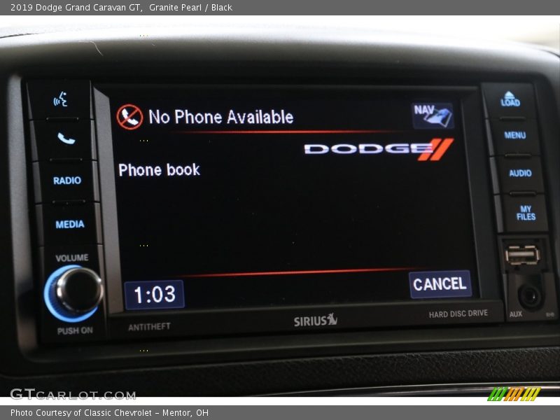 Granite Pearl / Black 2019 Dodge Grand Caravan GT