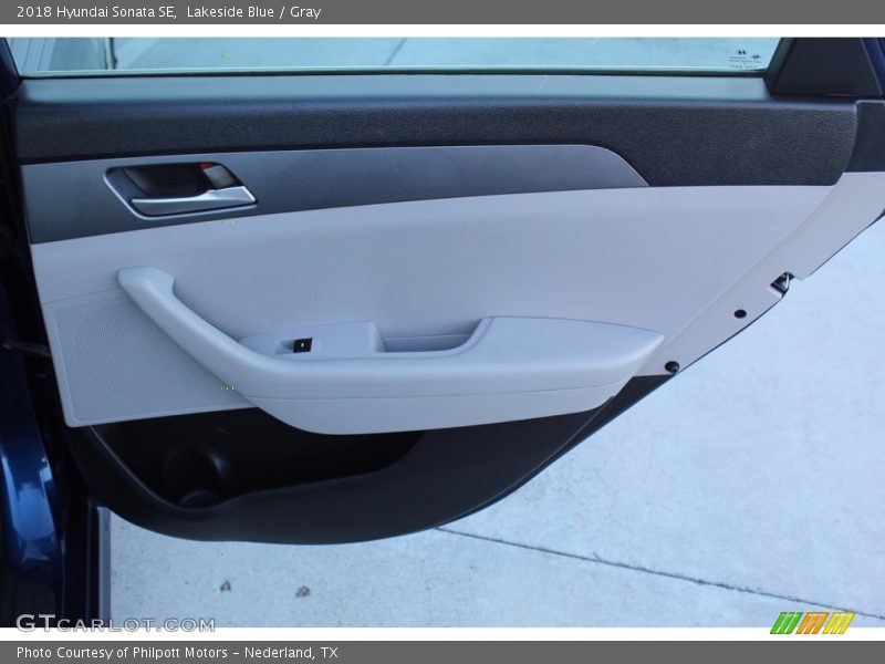 Lakeside Blue / Gray 2018 Hyundai Sonata SE