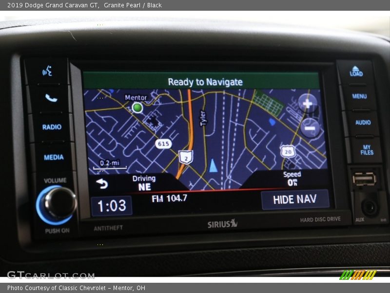 Granite Pearl / Black 2019 Dodge Grand Caravan GT