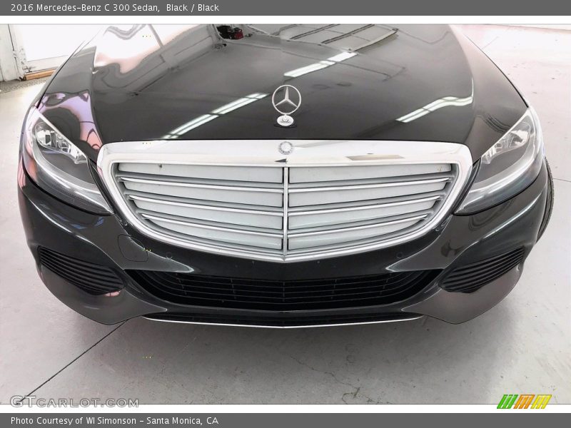 Black / Black 2016 Mercedes-Benz C 300 Sedan