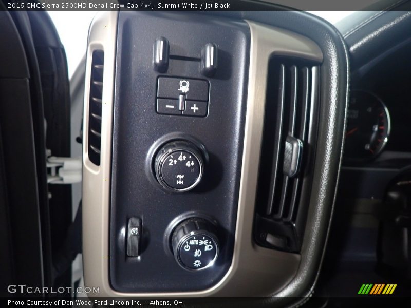 Summit White / Jet Black 2016 GMC Sierra 2500HD Denali Crew Cab 4x4