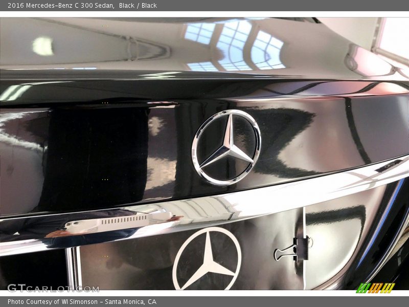 Black / Black 2016 Mercedes-Benz C 300 Sedan