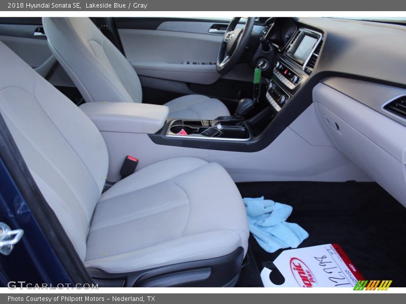 Lakeside Blue / Gray 2018 Hyundai Sonata SE
