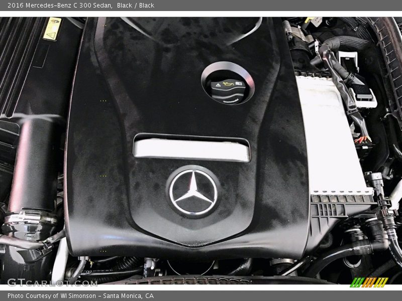 Black / Black 2016 Mercedes-Benz C 300 Sedan