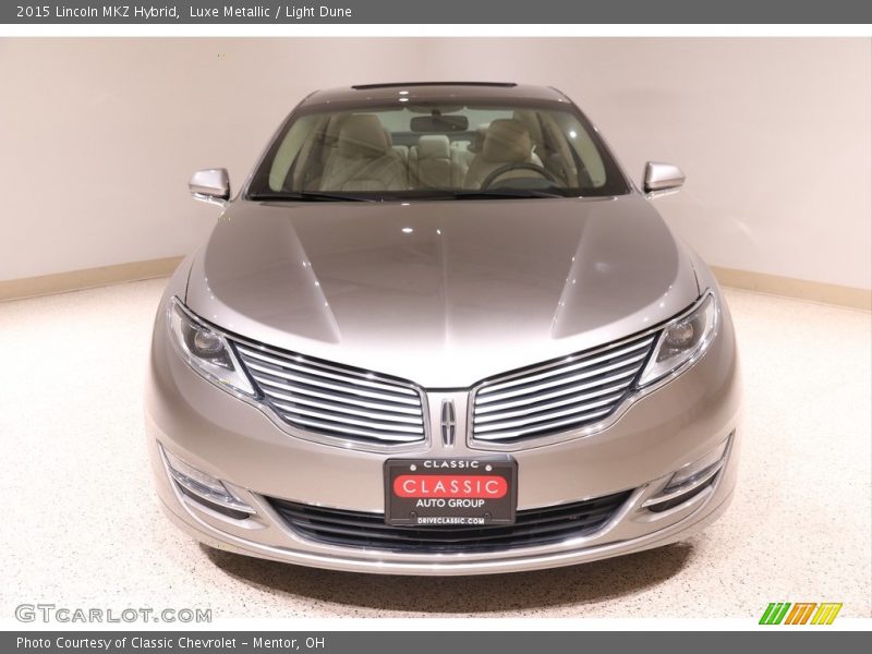 Luxe Metallic / Light Dune 2015 Lincoln MKZ Hybrid