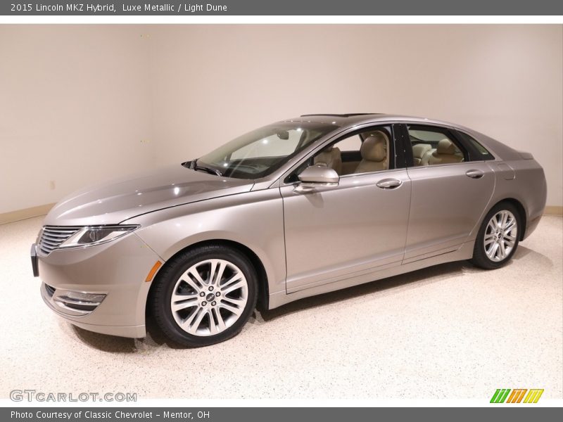 Front 3/4 View of 2015 MKZ Hybrid