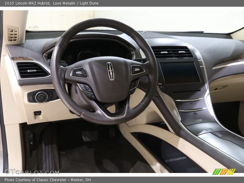 Dashboard of 2015 MKZ Hybrid