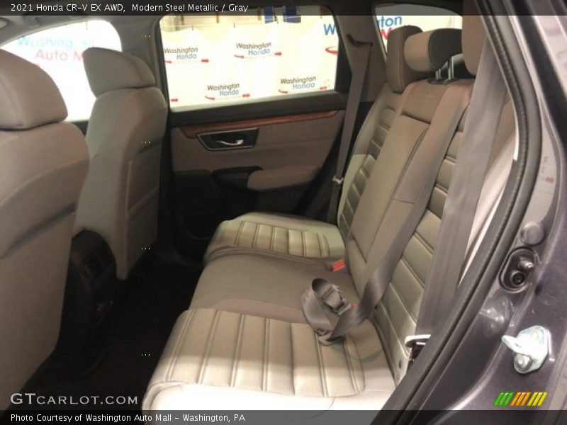Modern Steel Metallic / Gray 2021 Honda CR-V EX AWD