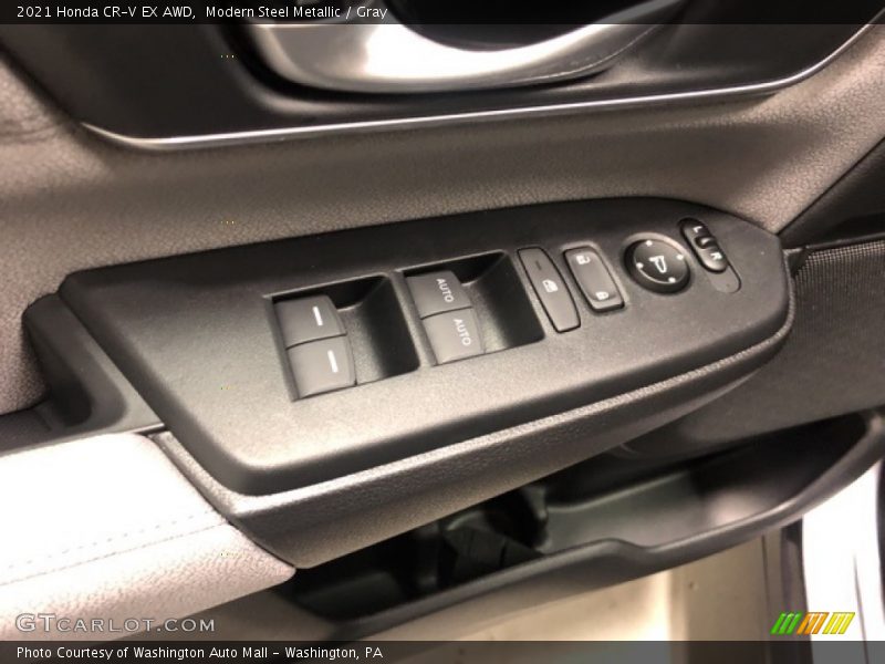 Modern Steel Metallic / Gray 2021 Honda CR-V EX AWD