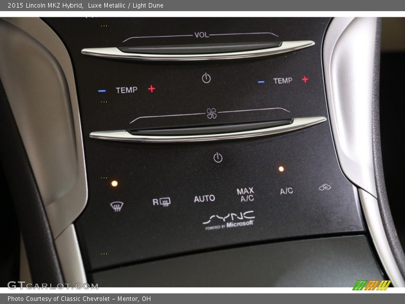 Luxe Metallic / Light Dune 2015 Lincoln MKZ Hybrid