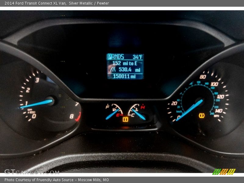  2014 Transit Connect XL Van XL Van Gauges