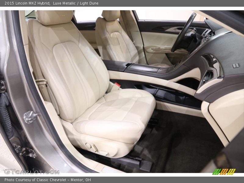 Front Seat of 2015 MKZ Hybrid