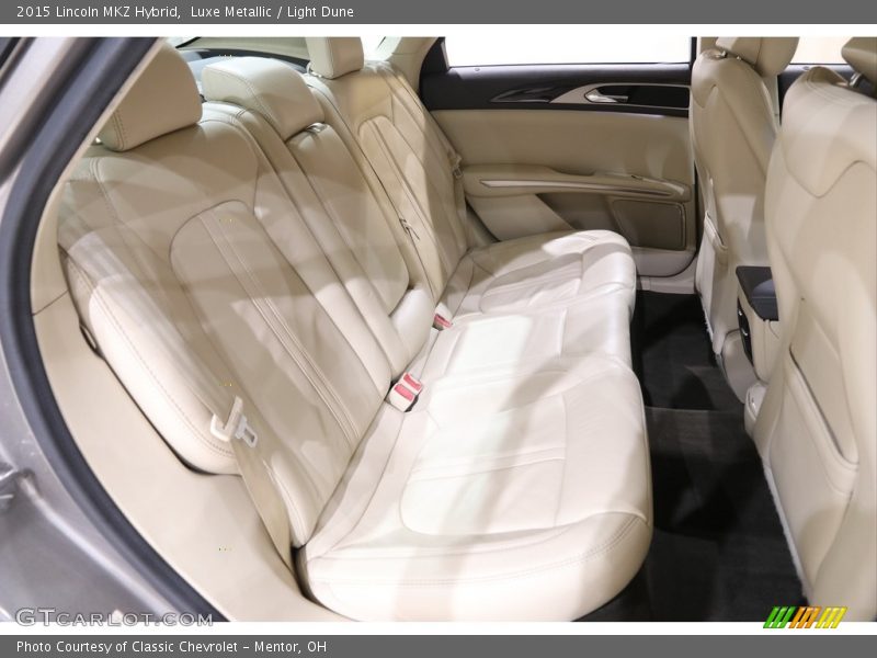 Rear Seat of 2015 MKZ Hybrid