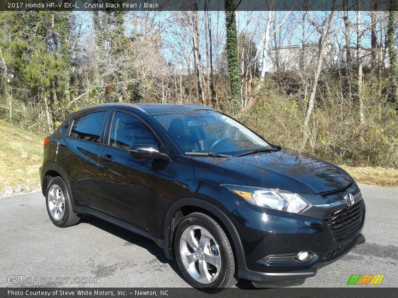 Crystal Black Pearl / Black 2017 Honda HR-V EX-L