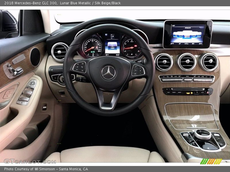 Lunar Blue Metallic / Silk Beige/Black 2018 Mercedes-Benz GLC 300