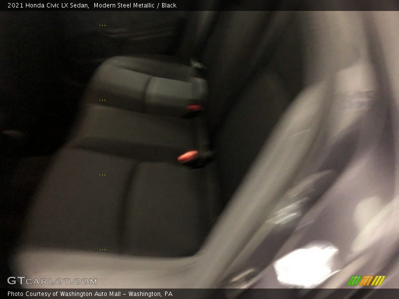 Modern Steel Metallic / Black 2021 Honda Civic LX Sedan
