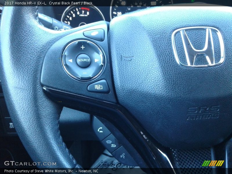 Crystal Black Pearl / Black 2017 Honda HR-V EX-L