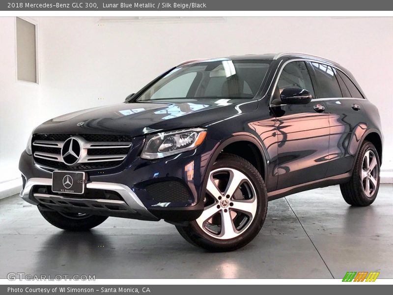 Lunar Blue Metallic / Silk Beige/Black 2018 Mercedes-Benz GLC 300
