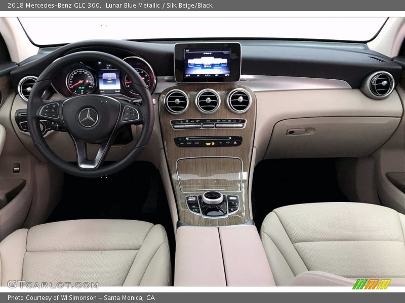 Lunar Blue Metallic / Silk Beige/Black 2018 Mercedes-Benz GLC 300