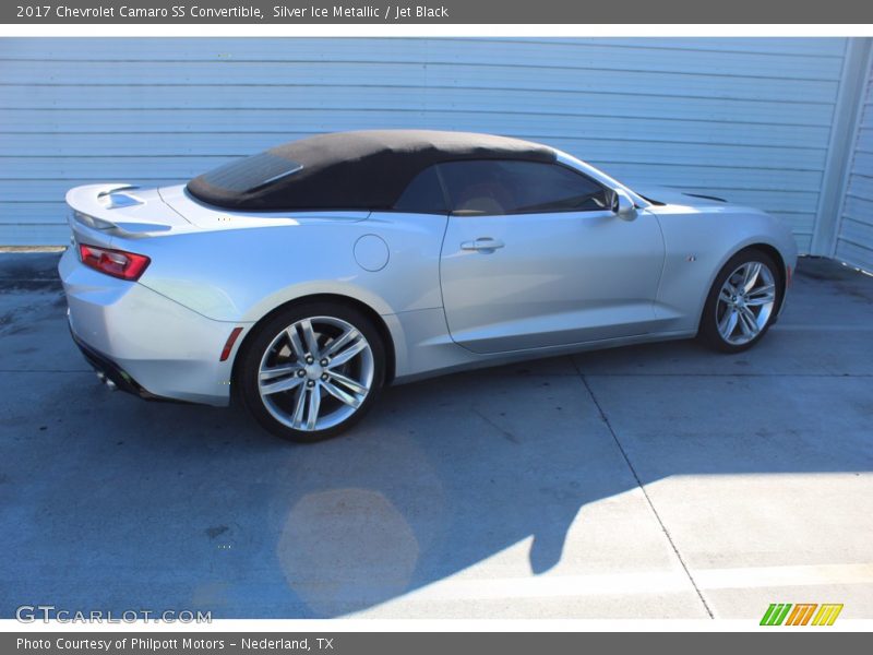 Silver Ice Metallic / Jet Black 2017 Chevrolet Camaro SS Convertible