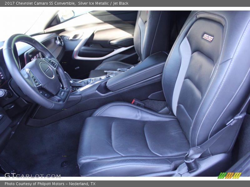 Silver Ice Metallic / Jet Black 2017 Chevrolet Camaro SS Convertible