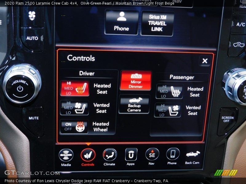 Olive Green Pearl / Mountain Brown/Light Frost Beige 2020 Ram 2500 Laramie Crew Cab 4x4