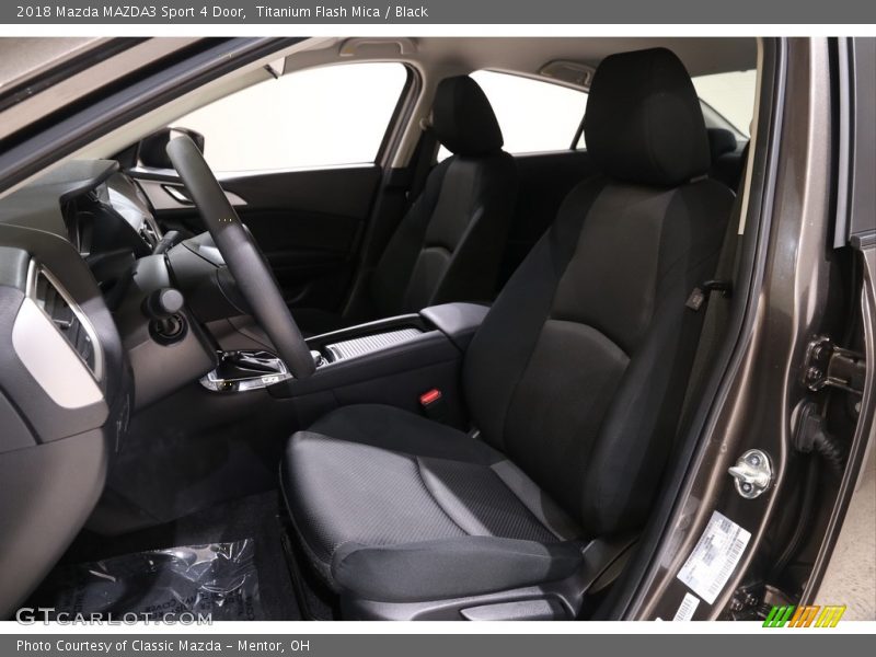 Titanium Flash Mica / Black 2018 Mazda MAZDA3 Sport 4 Door