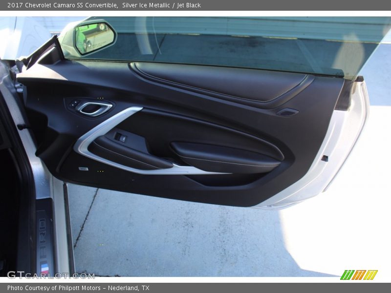 Silver Ice Metallic / Jet Black 2017 Chevrolet Camaro SS Convertible